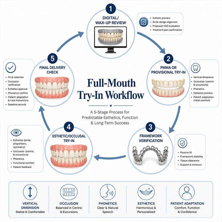 Why Full-Mouth Cases Require More Try-In Stages Than Standard Anterior Cases 3 Full-Mouth