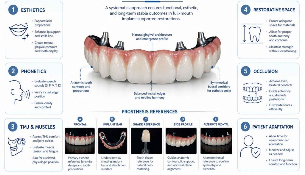 What Should Be Considered When Adjusting Vertical Dimension in Full-Mouth Esthetic Cases