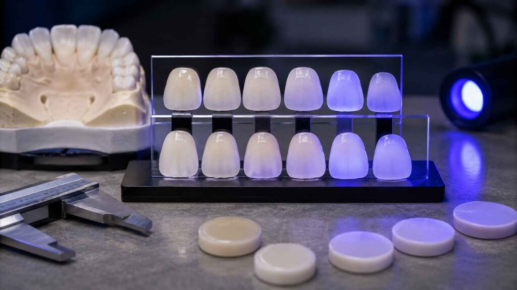 Fluorescence in E.max Veneers What Can the Lab Customize