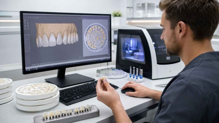 Nesting Zirconia Veneers in Multilayer Blanks