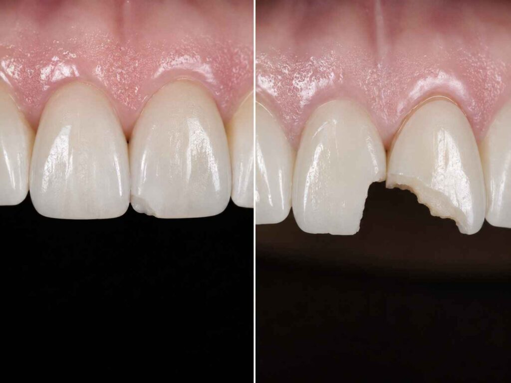 Repairing a Chipped Zirconia Veneer When Is Composite Temporary