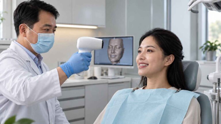 Integrating Facial Scans and Intraoral Scans for Veneer Design