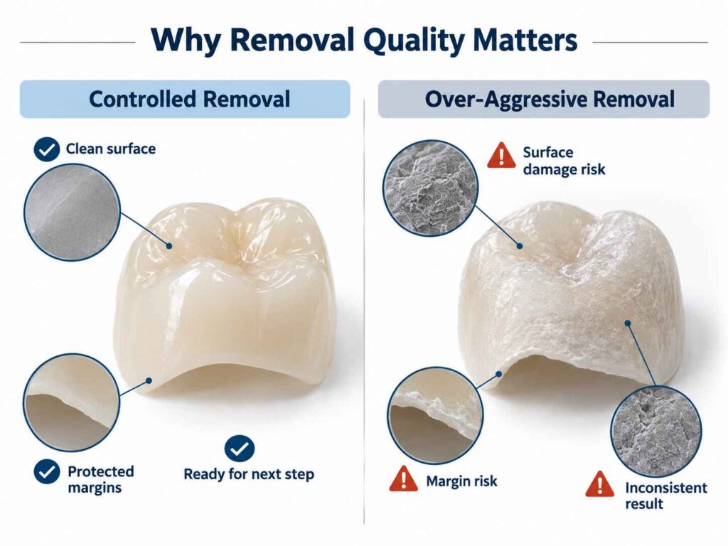 E.max Press Reaction Layer Why Removal Quality Matters
