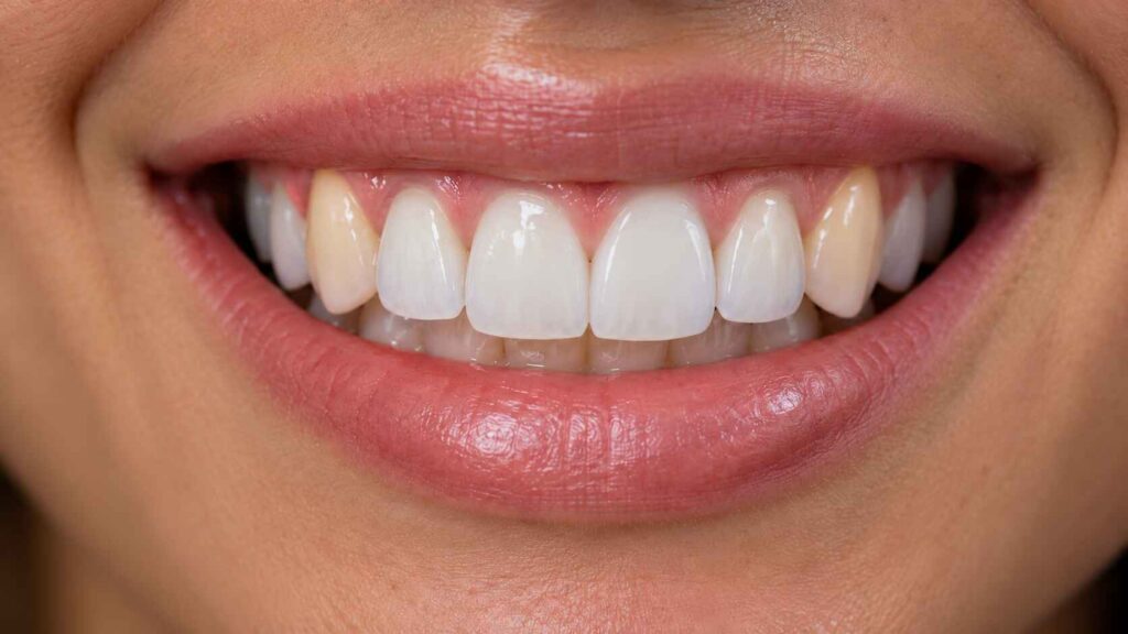 E.max Veneers Beside Natural Canines Controlling Chroma Transition