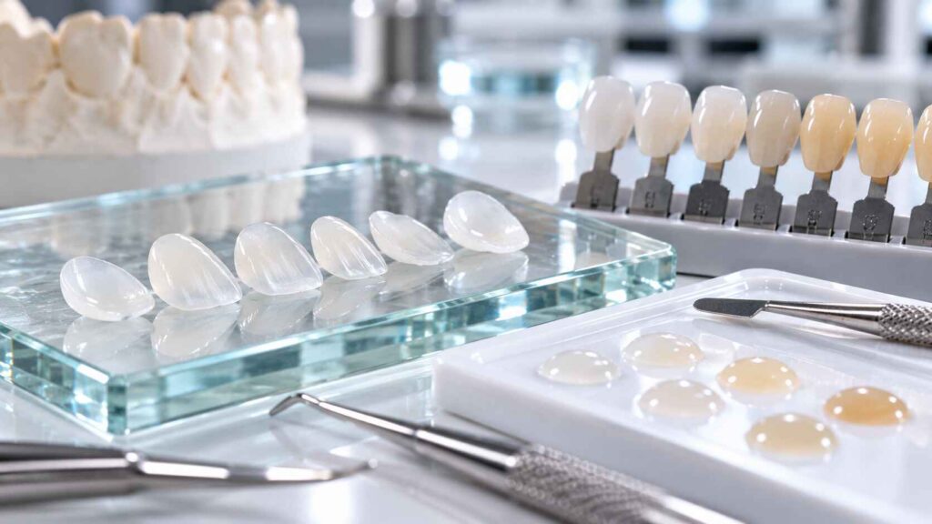 Light-Cure Cement Shade Selection for Ultra-Thin Veneers
