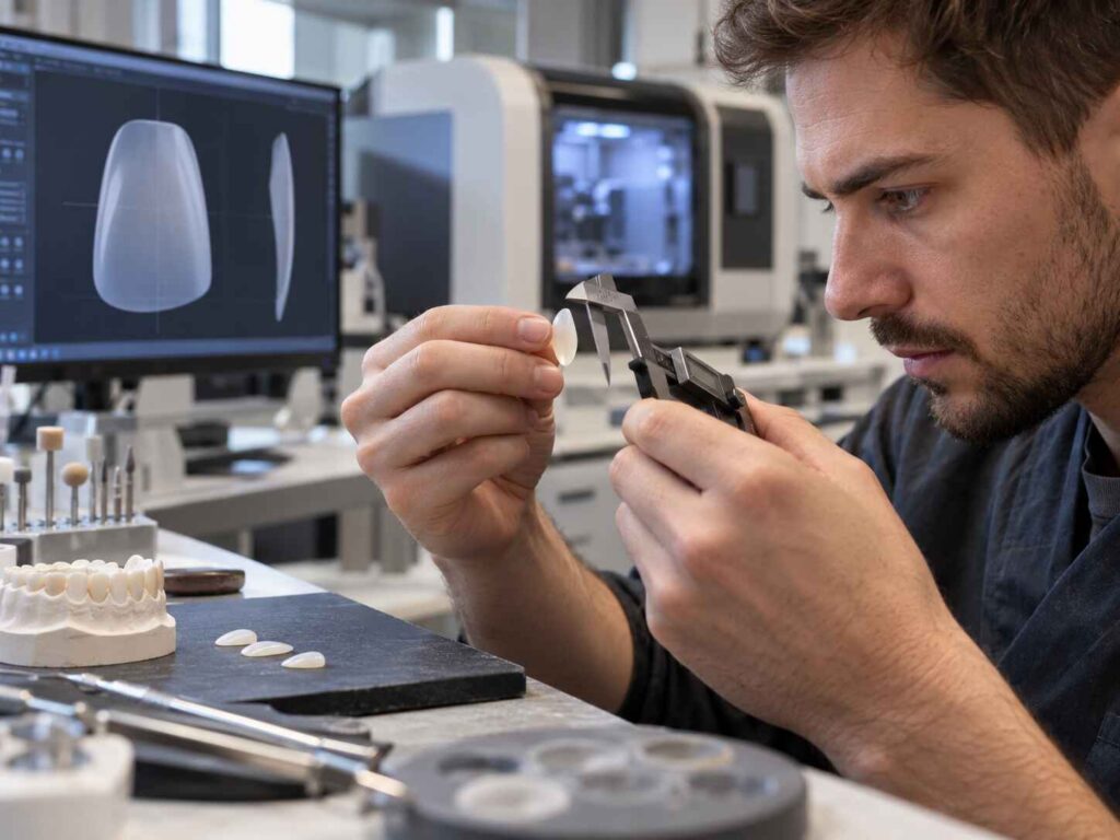 Minimum Thickness for Zirconia Veneers by Material Grade